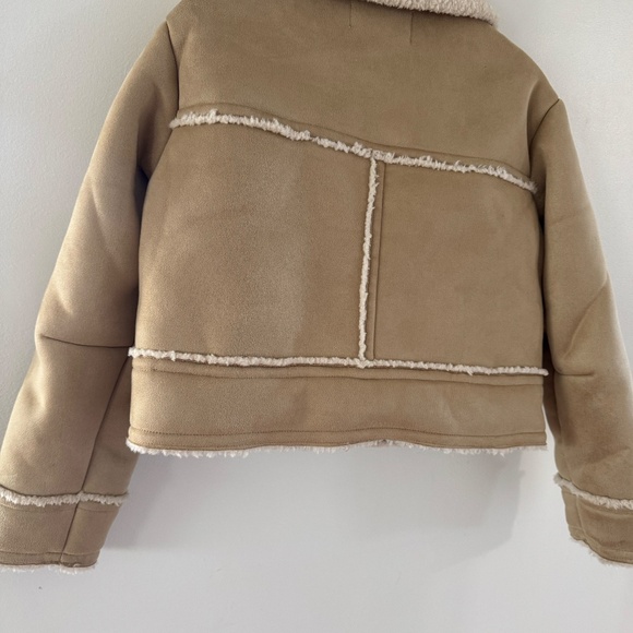 Oak and Fort Faux Suede Jacket - Picture 4 of 4